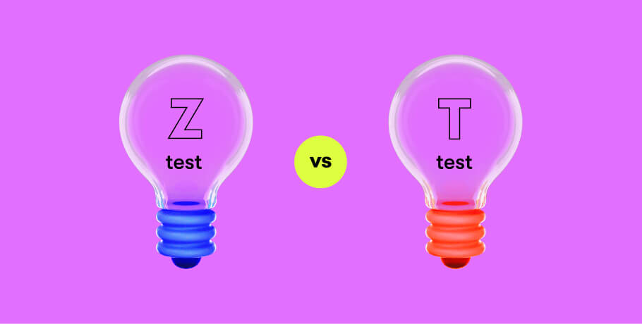 Z-test vs T-test: the differences and when to use each