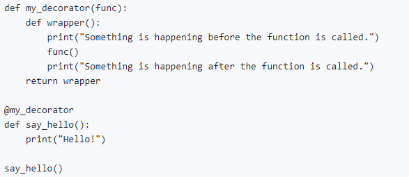 Function decorators in Python