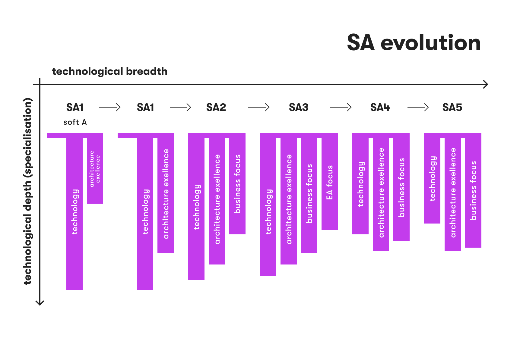 SA evolution illustration