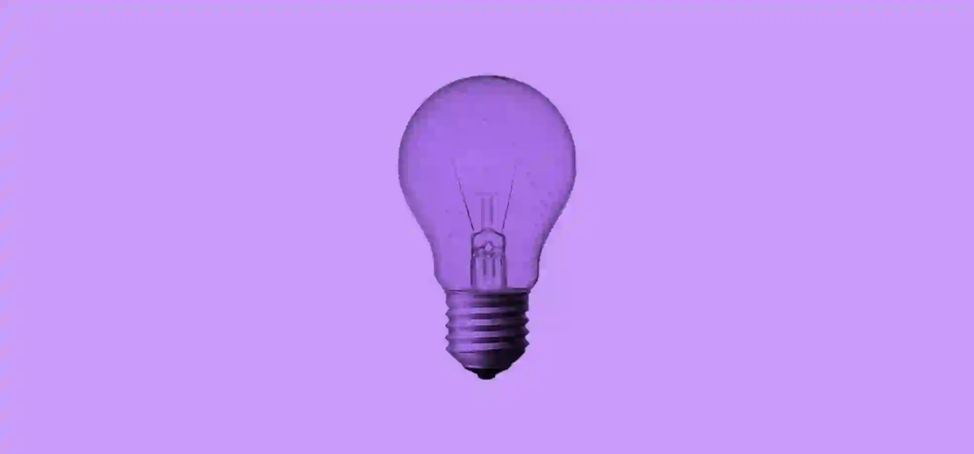 a light bulb on a purple background illustrating in-demand skills