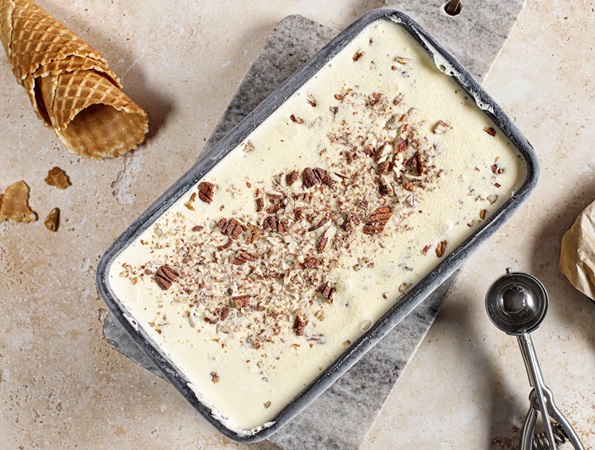 Maple and Pecan Ice Cream