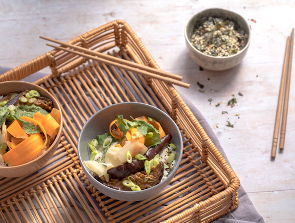 Taça Donburi Vegan