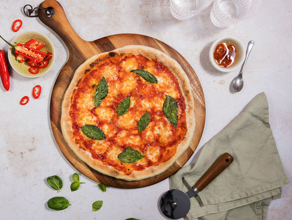 Sriracha Margherita Pizza