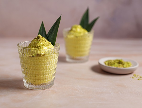 Instant Mango and Pineapple Soft Serve
