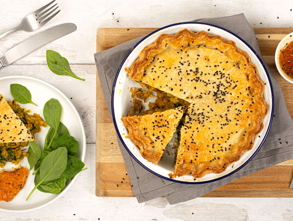 Lentil and Spinach Pie