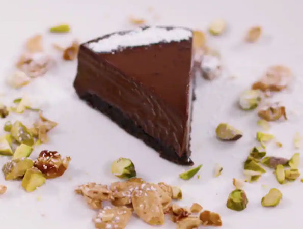 Reverse Chocolate Crumble by Raymond Blanc