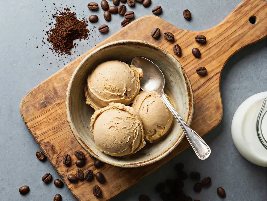 Crème glacée au café