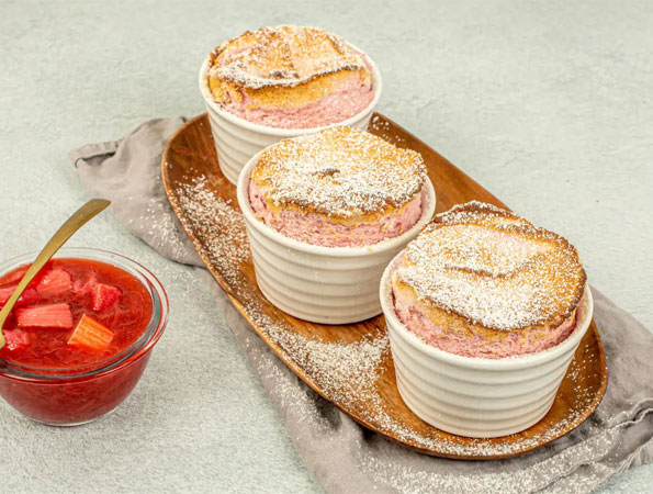Rhubarb Soufflé