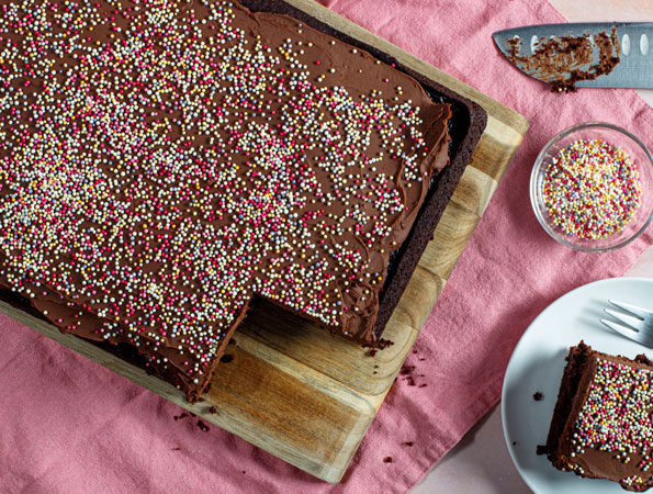 Vegan Chocolate Traybake