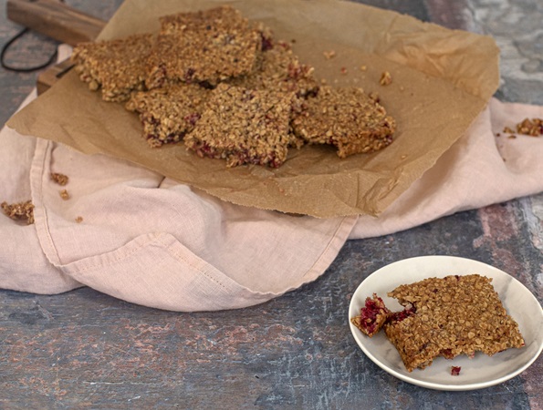 Raspberry Flapjacks