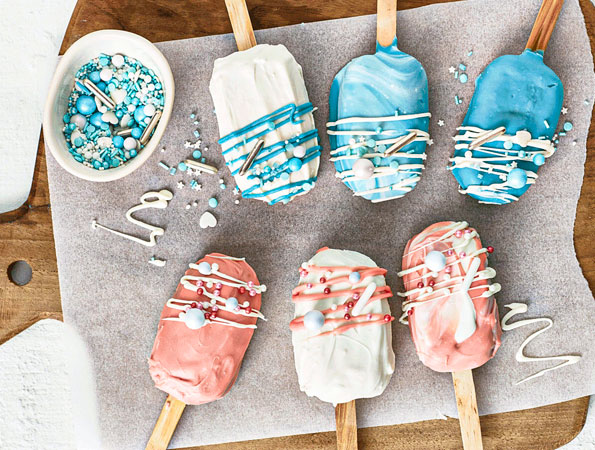 Blue Raspberry Cakesicles