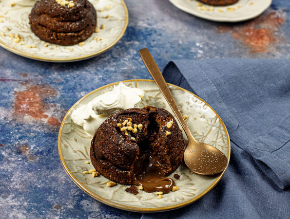 Chocolate Hazelnut Fondants