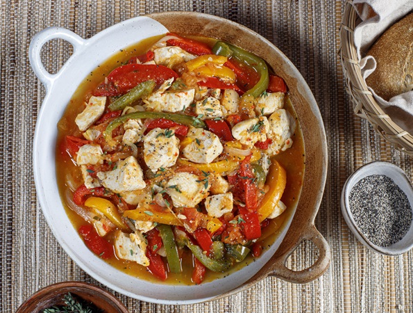 Chicken Basquaise