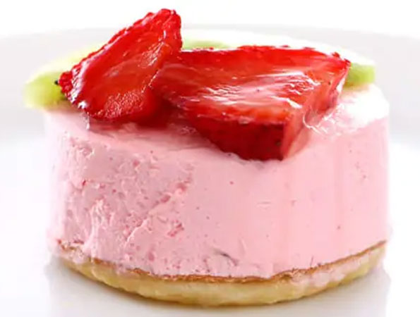 Frozen Strawberry Cheesecake