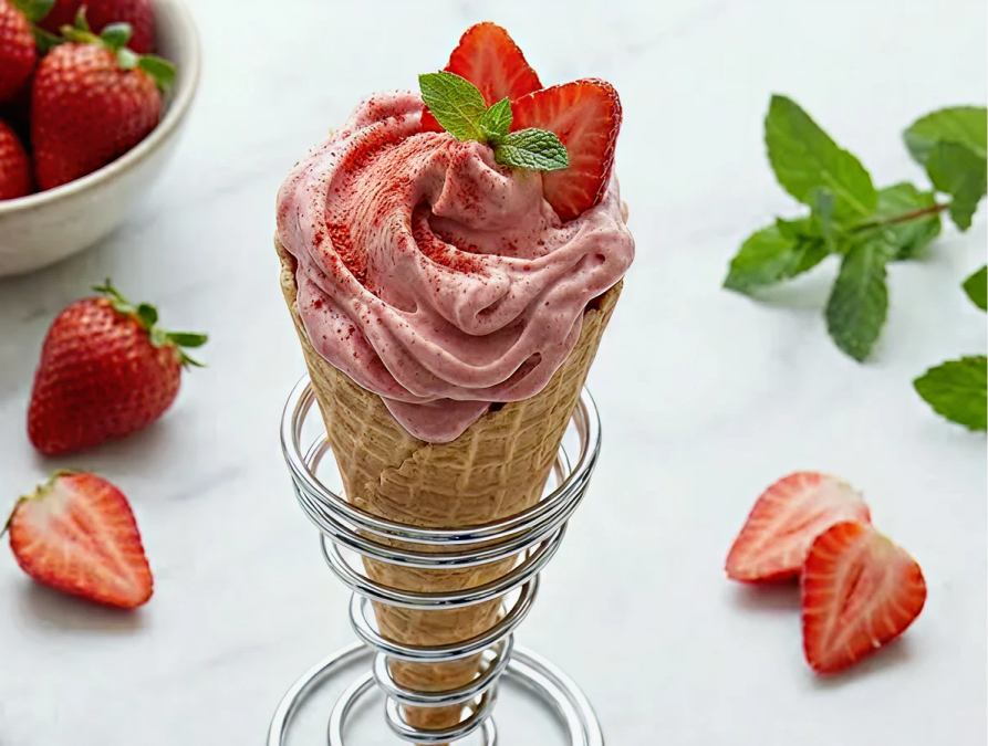 Erdbeeren Gelato