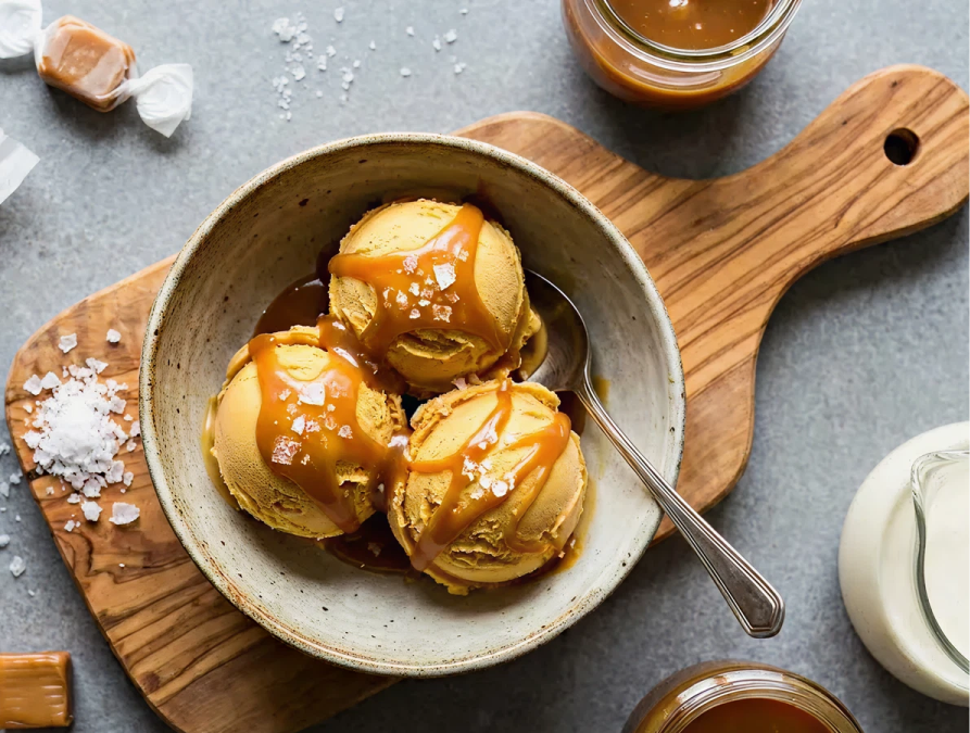 Gelado de Caramelo Salgado