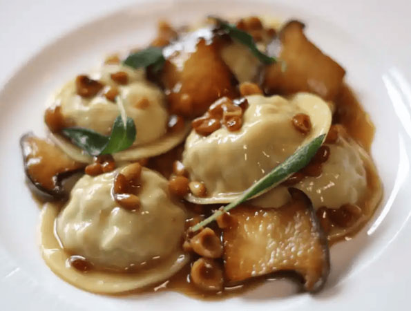 Mushroom Ravioli by Raymond Blanc