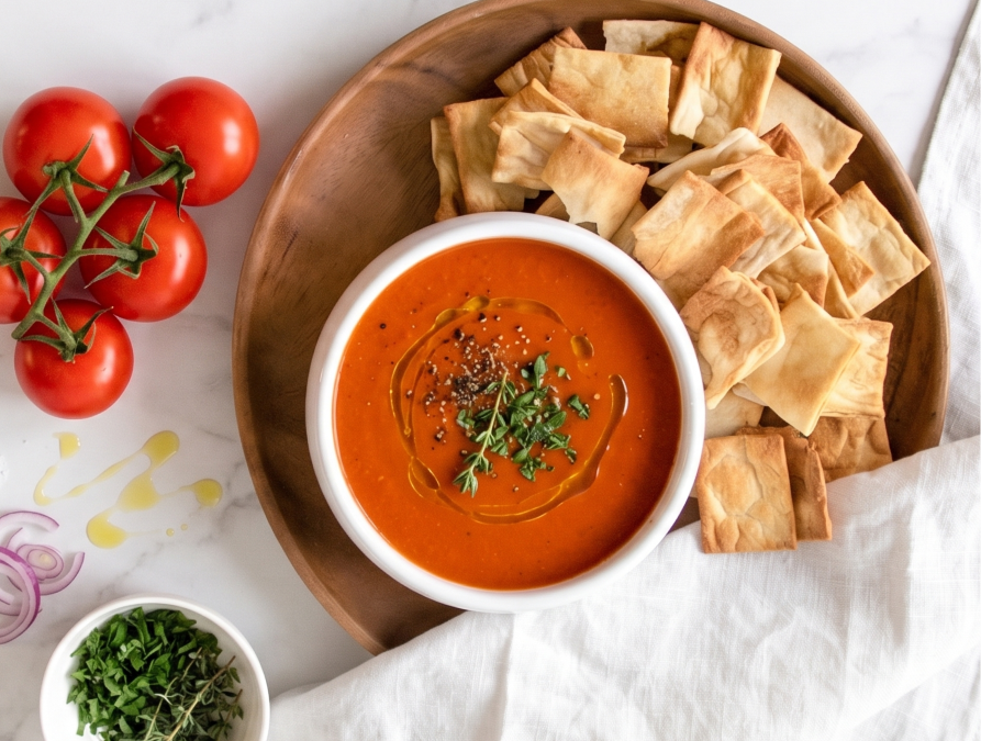 Klassische Tomatensuppe