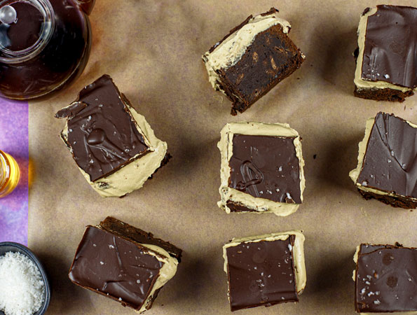 Honey and Dark Chocolate Brownies