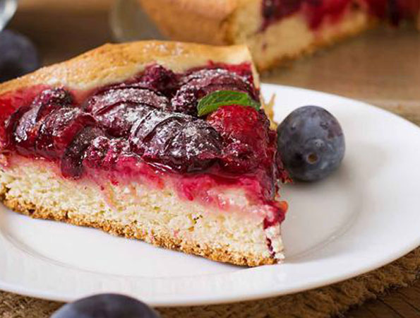 Tarte suisse aux quetsches congelées