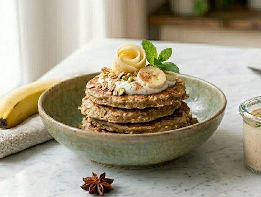 Pancakes avoine banane