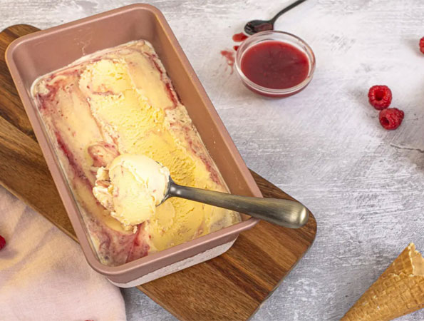 Raspberry Ripple Ice Cream