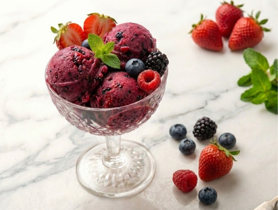 Erdei gyümölcsös sorbet