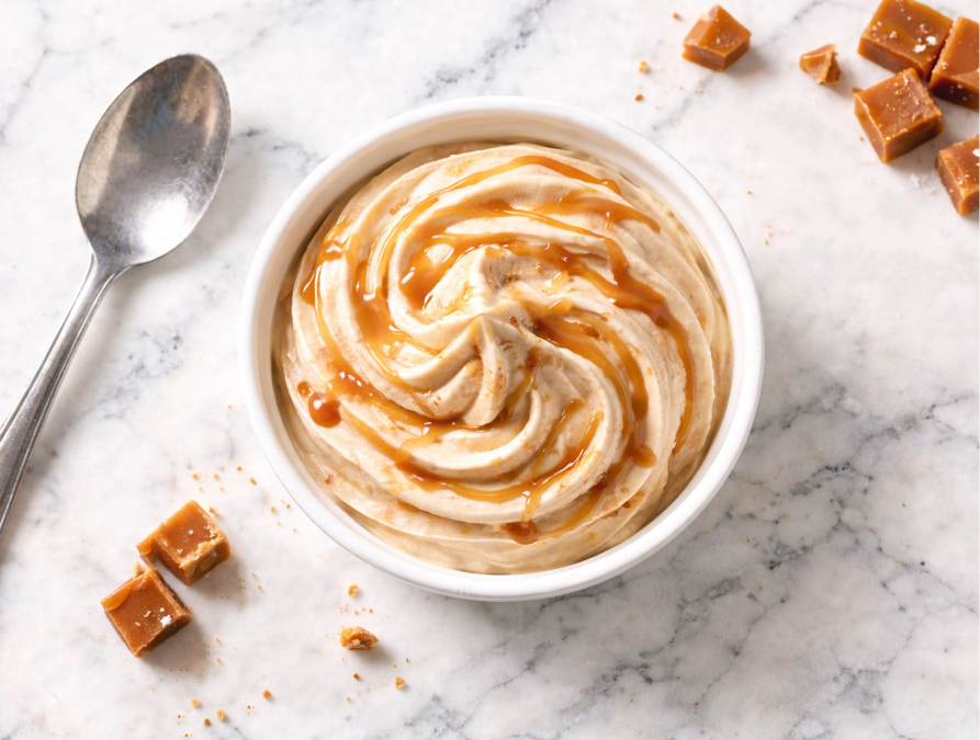 Yaourt glacé au dulce de leche