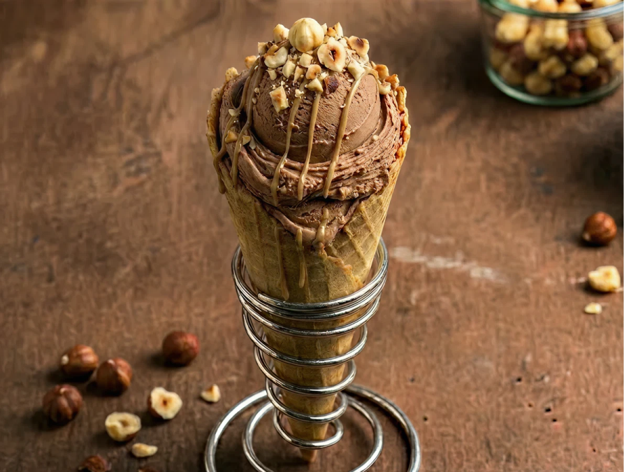 Mogyorókrémes fagylalt 2