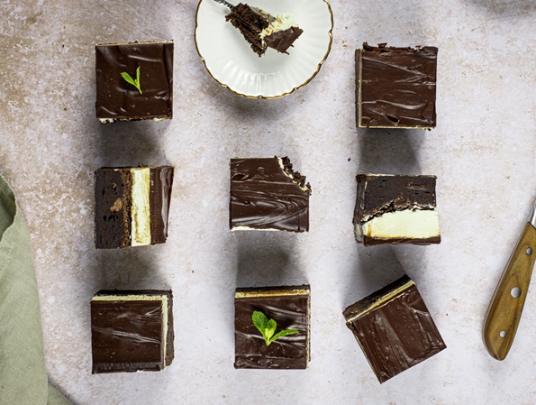 Vegan Mint Chocolate Brownies