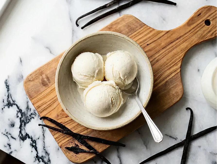 Crème glacée à la vanille