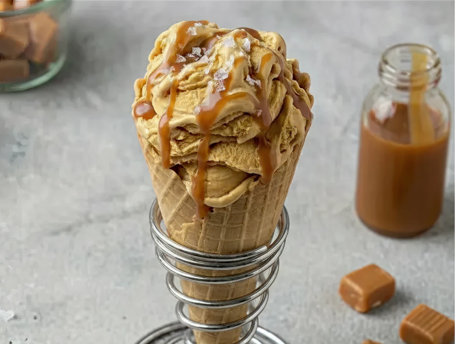 Gelato de Caramelo Salgado