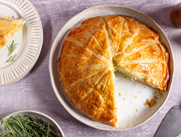 Cheesy Potato Pithivier