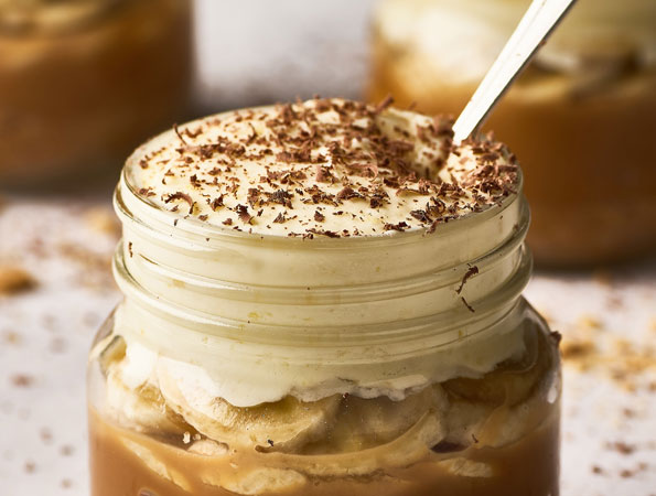 Banoffee bananes, caramel et chocolat