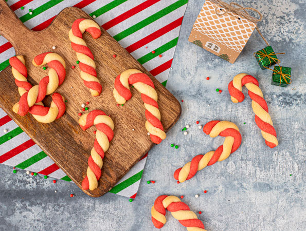 Candy Cane Koekjes