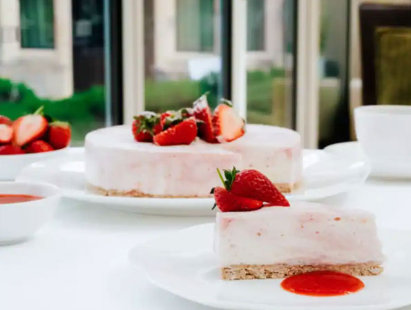 Strawberry Cheesecake by Raymond Blanc