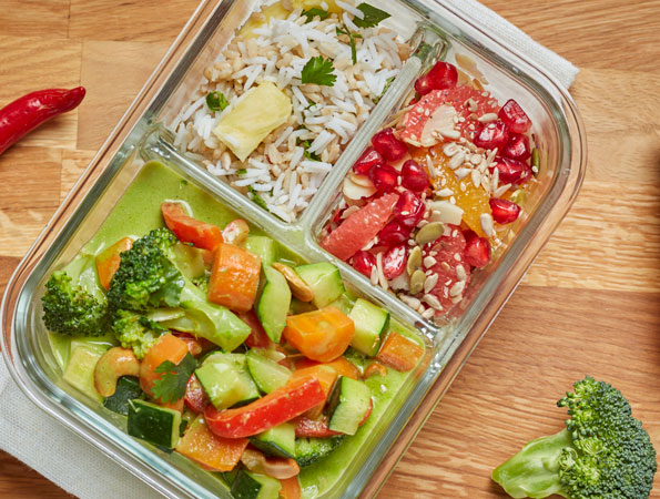 Caril verde tailandês vegan