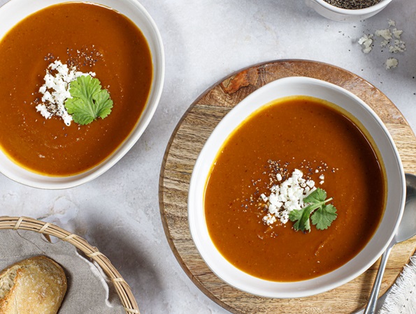 Smoky Chipotle Butternut Squash Soup