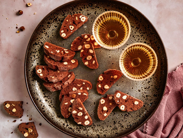 Hazelnut and Chocolate Cantucci