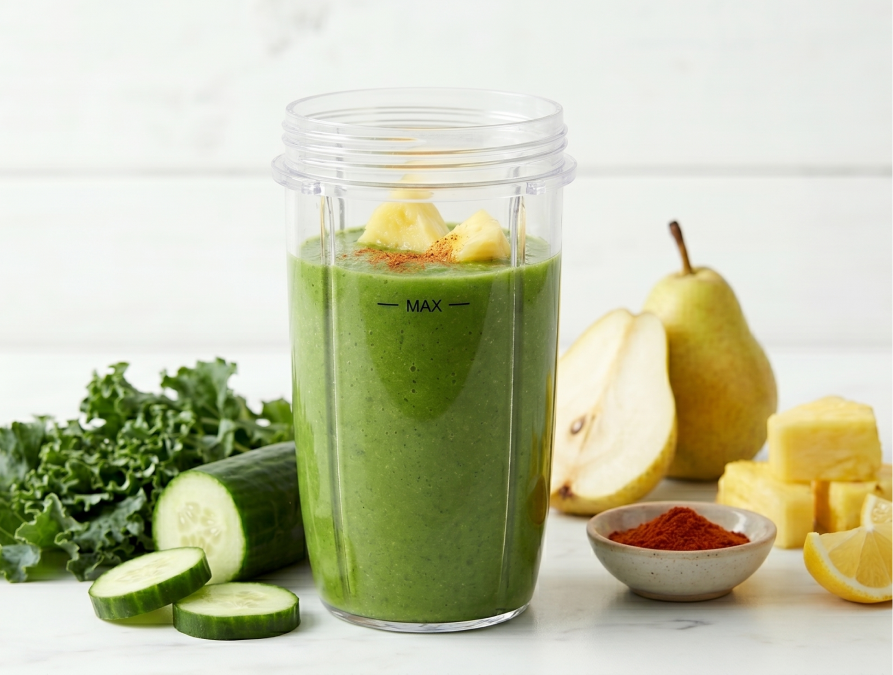 Reinigender grüner Smoothie