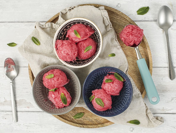 Rhubarb and Star Anise Sorbet