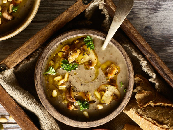 Creamy Vegan Mushroom Soup