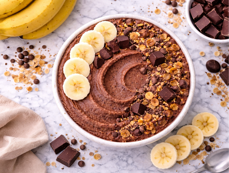 Smoothie bowl chocolat-banane