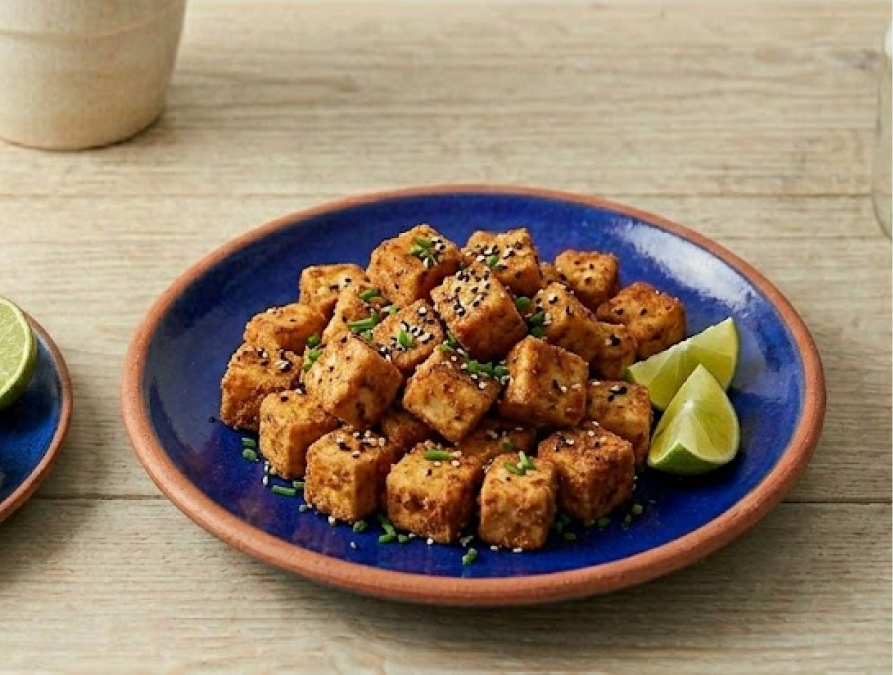 Tofu in friggitrice ad aria