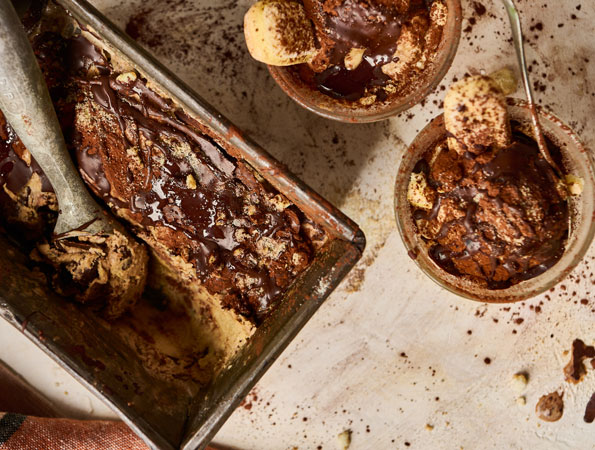 Tiramisu en crème glacée
