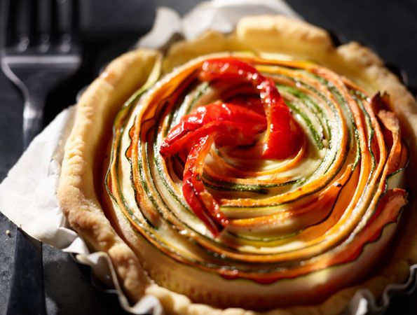 Bunte Gemüse-Quiche