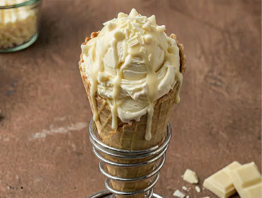 Gelato de Chocolate Branco