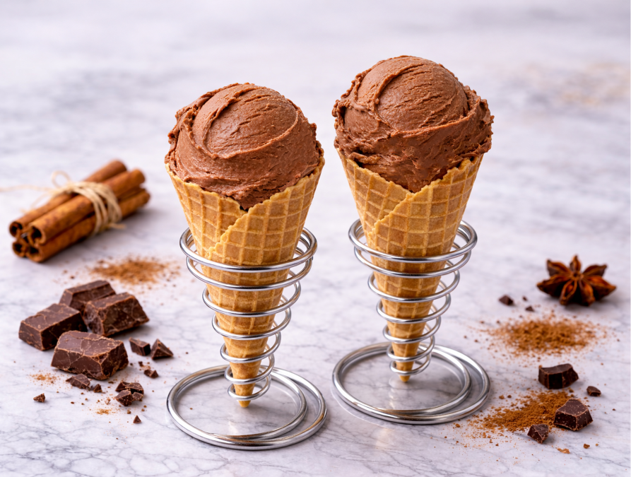 Mexicansk chokolade-gelato