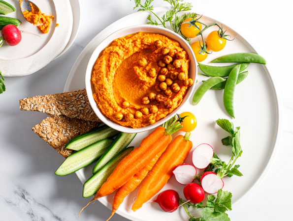 Hummus di peperoni rossi