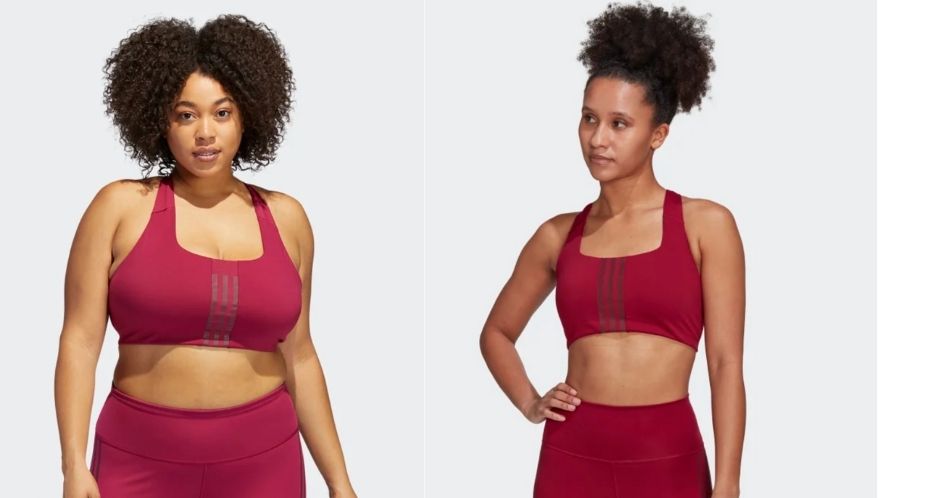 Adidas bra advert has no bras on show as it opts for bare breasts instead -  Cornwall Live